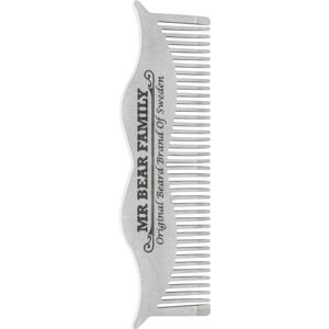 Mr Bear Family Grooming Tools moustache steel comb