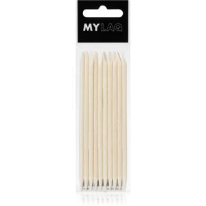 MYLAQ Wooden Sticks wooden cuticle stick 10 pc