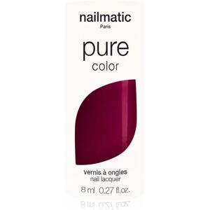 Nailmatic Pure Color nail polish FAYE-Bordeaux Red 8 ml