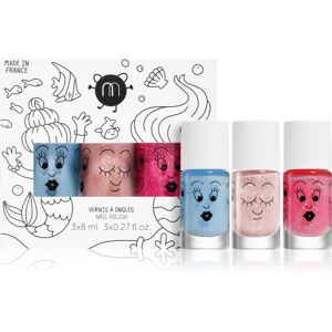 Nailmatic Kids nail polish set Merlin, Polly, Sissi(for children)