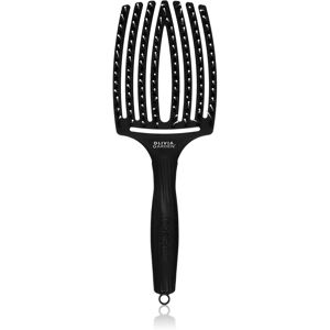 Olivia Garden Fingerbrush Combo large paddle brush with nylon and boar bristles Large 1 pc