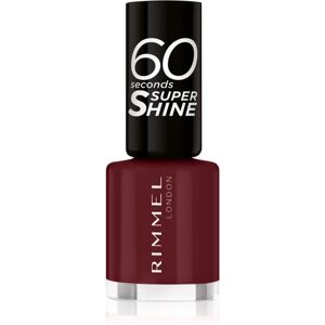 Rimmel 60 Seconds Super Shine nail polish shade 340 Berries And Cream 8 ml