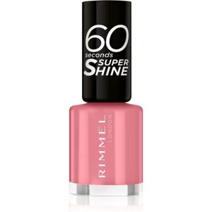 Rimmel 60 Seconds Super Shine nail polish shade 405 Rose Libertine 8 ml