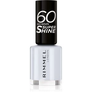 Rimmel 60 Seconds Super Shine nail polish shade 703 White Hot Love 8 ml