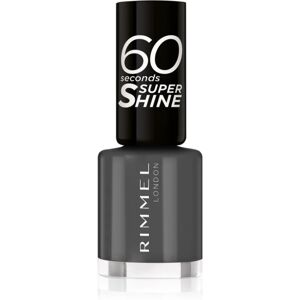 Rimmel 60 Seconds Super Shine nail polish shade 905 Girl In Grey 8 ml