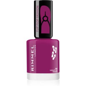 Rimmel 60 Seconds Flip Flop Nail Polish Shade 336 Violet en Vogue 8 ml