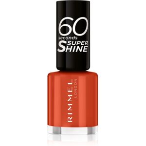 Rimmel 60 Seconds Super Shine nail polish shade 410 Wild Spice 8 ml