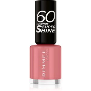 Rimmel 60 Seconds Super Shine nail polish shade 235 Preppy In Pink 8 ml