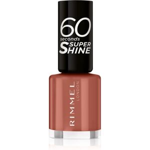 Rimmel 60 Seconds Super Shine nail polish shade 130 Caramel Candy 8 ml