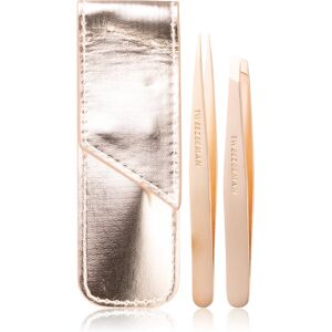 Tweezerman Professional travel set Rose Gold(for eyebrows) shade