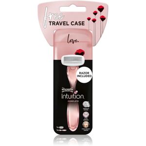 Wilkinson Sword Intuition Complete Travel Case travel shaver + replacement heads 1 pc