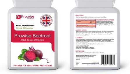 Groupon Goods Global GmbH 90 Prowise Healthcare  Capsules of Beetroot Supplement