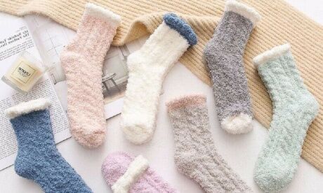 Groupon Goods Global GmbH Three-Pack of Fluffy Socks