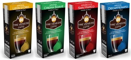 Groupon Goods Global GmbH 100 or 200 Tre Venezie Nespresso-Compatible Capsules