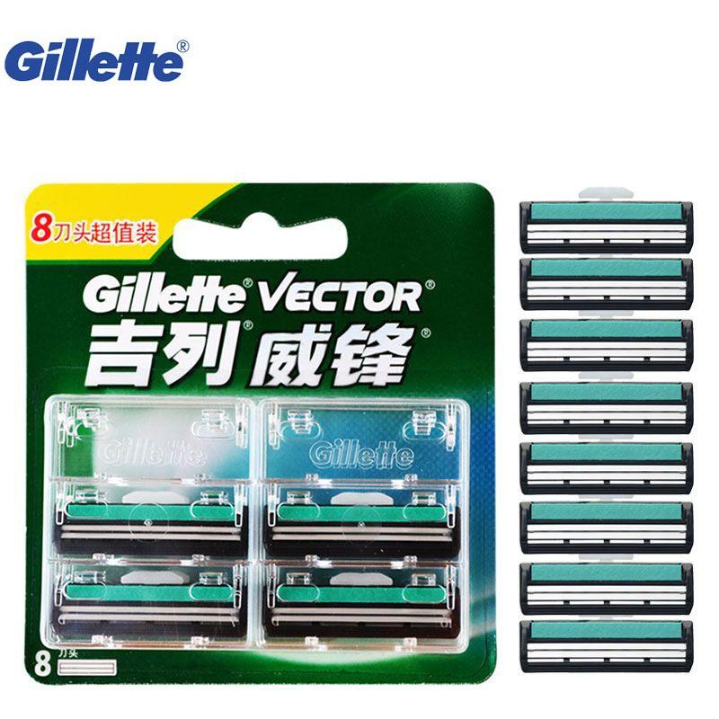 Gillette Shaving Blade Gillette VECTOR Razor 2 Layer Razor 8 For Men Beard Removel Shaver Razor Blades 5 Blades/8 Blades