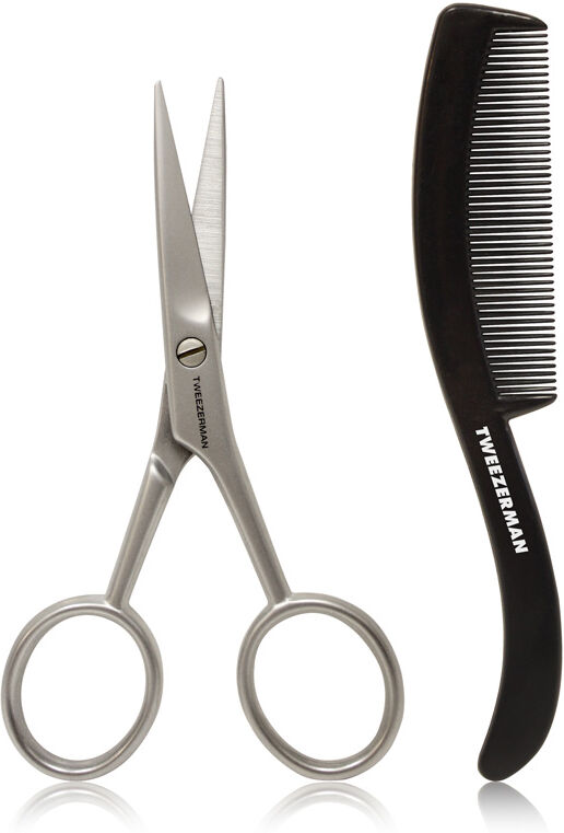 Tweezerman Moustache Scissors & Comb