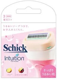 Schick Japan - Intuition Refreshing & Moisturizing Skin Razor Blade Refill 3 pcs  - Cosmetics