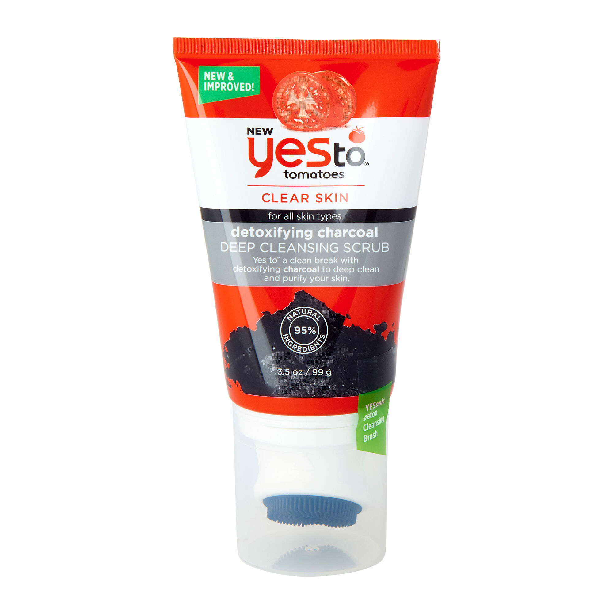 Yes To Tomatoes Detoxifying Charcoal Deep Cleansing Scrub 99g