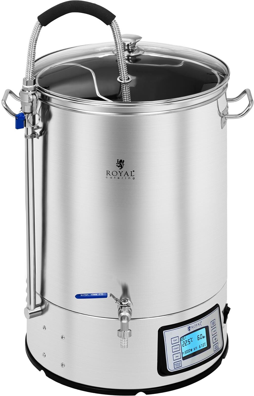 Royal Catering Panela para cerveja - 40 l - LCD RCBM-41N