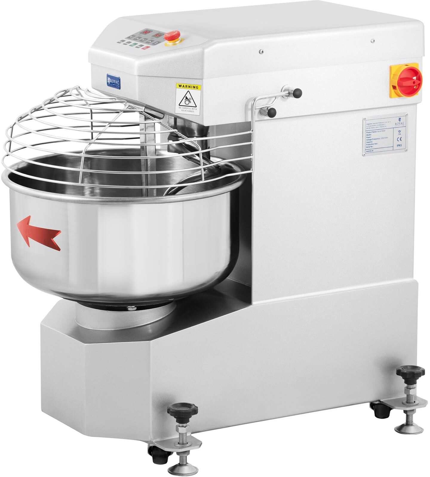 Royal Catering Batedeira profissional - 33 l - Royal Catering - 1800 W RCPM-30,1S