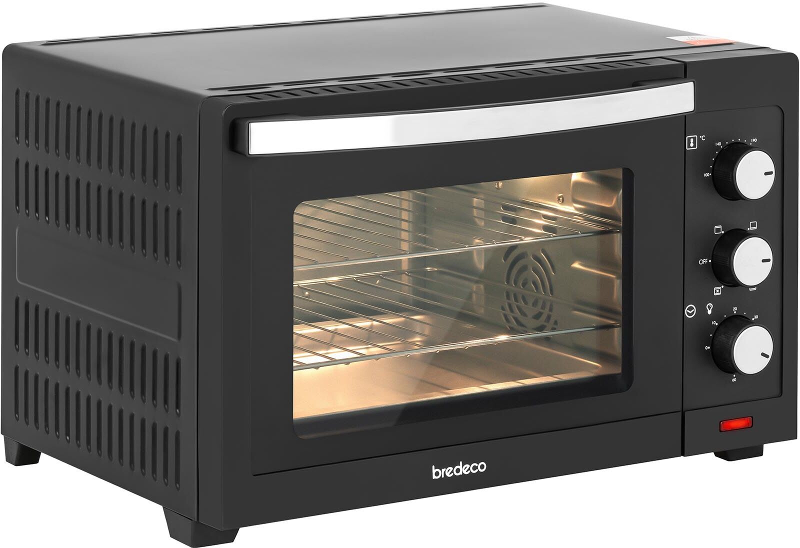 bredeco Mini forno - 1600 W - 30 l - temporizador - 5 configurações BCMO-30LU