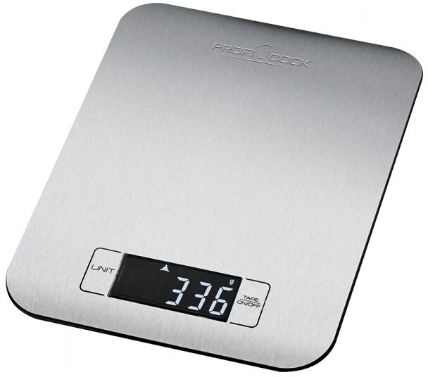 Proficook Balança De Cozinha Digital Inox (até 5kg / 1g) - Proficook
