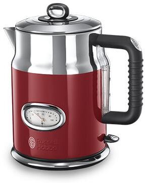 Russell Hobbs Chaleira Elétrica 1,7l 2400w Retro Ribbon (vermelho/ Prateado) - Russell Hobbs