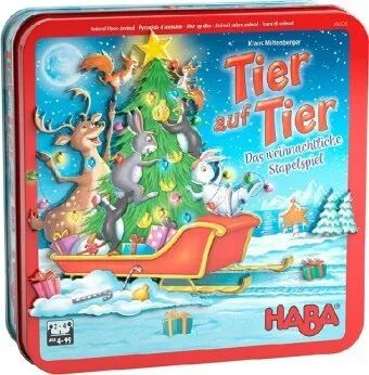 HABA Tier auf Tier – Das weihnachtliche Stapelspiel