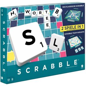 Mattel games Spiel »Familienspiel Scrabble Classic 2 in 1 -DE-«