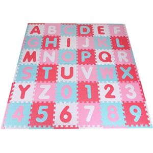 Knorrtoys® Puzzlematte »Alphabet« rosa Größe