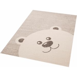 HANSE Home Kinderteppich »Teddy Bear Toby«, rechteckig, Kurzflor,... grau/weiss Größe B/L: 120 cm x 170 cm