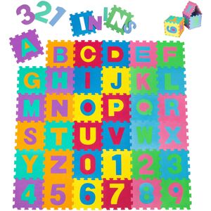 tectake Puzzlematte 86-tlg. - bunt