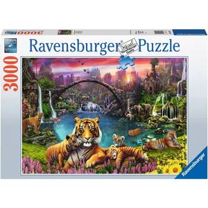 Ravensburger - Puzzle Tiger In Paradiesischer Lage, 3000 Teile, Multicolor