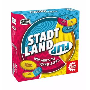 Game Factory - Stadt Land Flip, Deutsch, Multicolor