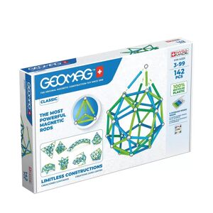 Geomag - Classic Green Line, 142 Stück, Multicolor