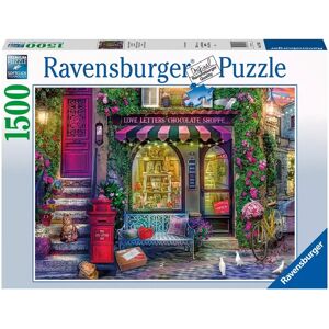 Ravensburger - Puzzle, Liebesbriefe Und Schokolade 1500 Teile, Multicolor