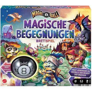 Mattel Games - Magic 8 Ball Magische Begegnungen Brettspiel, Deutsch, Multicolor