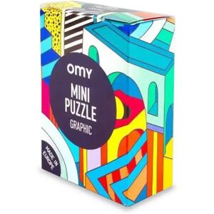 Omy - Puzzle, 54 Teile, Mini Graphic, 6.5x3.5x9cm, Multicolor