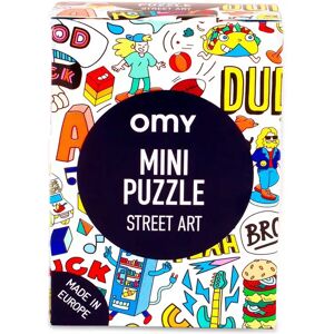 Omy - Puzzle, 54 Teile, Mini Street Art, 6.5x3.5x9cm, Multicolor