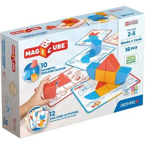 Geomag - Magicube Blocks & Cards, 16 Teile, Multicolor