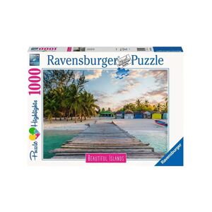 Ravensburger - Puzzle Karibische Insel, 1000 Teile, Multicolor