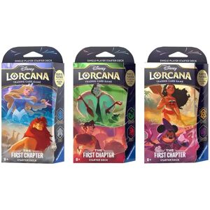 Ravensburger - Lorcana Starter Set, Englisch, Zufallsauswahl, Multicolor