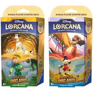 Ravensburger - Lorcana  Into The Inklands – Starter Deck, En, Zufallsauswahl, Multicolor