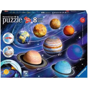 Ravensburger - 3d Puzzle 8 Planeten, 522 Teile, Multicolor