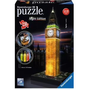 Ravensburger - 3d Puzzle Big Ben, Night Edition, 216 Teile,