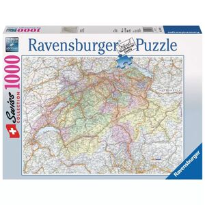 Ravensburger - Puzzle Schweizer Karte, 1000 Teile,