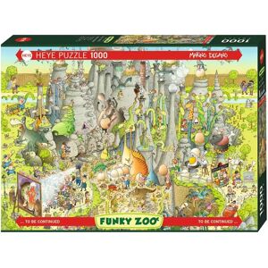 Heye - Puzzle Jurassic Habitat Standard, 1000 Teile, Multicolor