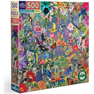 eeBoo PZFGDE Piece&Love: Garden of Eden – 500-teiliges Puzzle Spiel