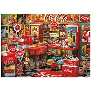 Schmidt Spiele 59915 Coca Cola, Nostalgie Shop, 1000 Teile Puzzle