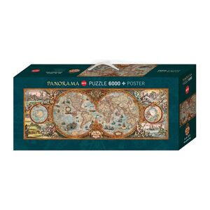 Heye Puzzle HEYE - Hemisphere Map Panorama 6000 Teile